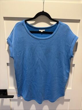 Maurices Blue Short Sleeve Crewneck Tee